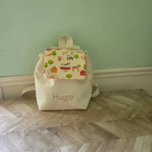 MOCHILA INFANTIL LA GRANJA BEIGE